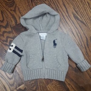 Baby Ralph Lauren zippered sweater