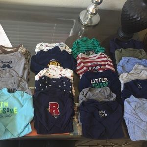 Bundle of long sleeve onesies 6months