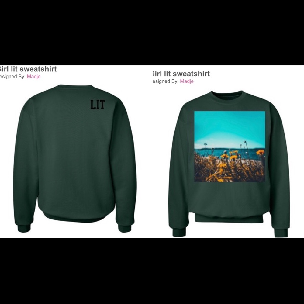 Green sweater