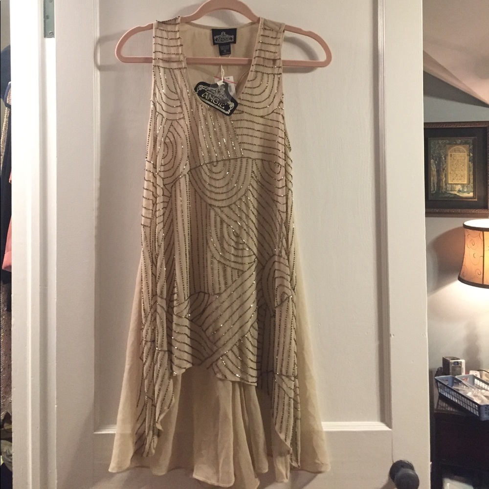 🆕Beaded Flowy Sheer Dress