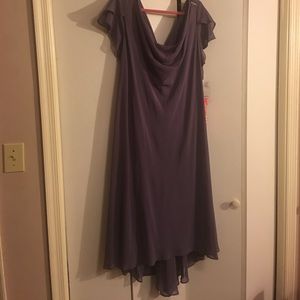 NWT Purple Rhinestones Dress Gown Plus 24