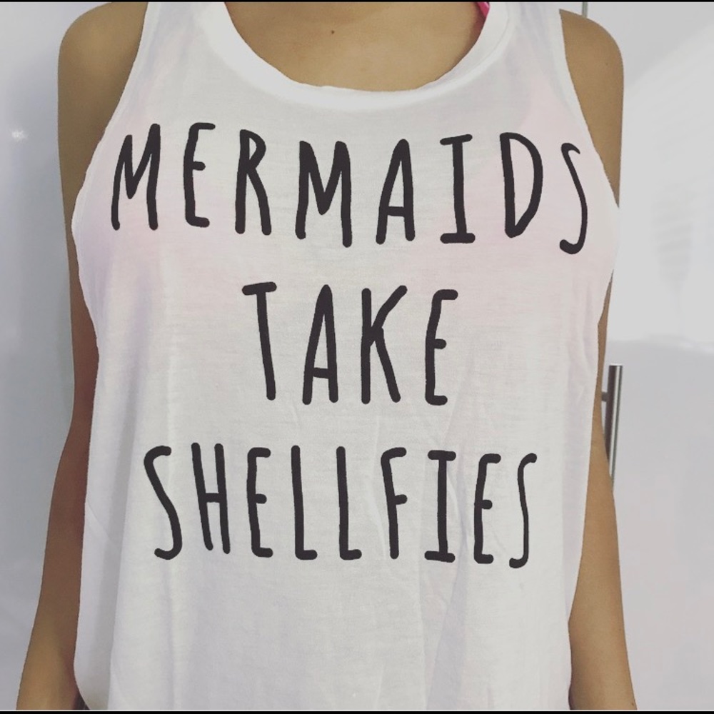 Mermaids Muscle Tank Tee - Picture 2 of 2