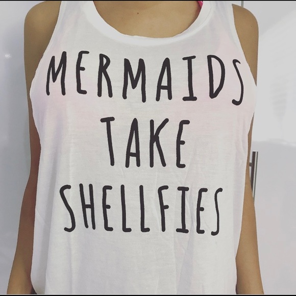 Mermaids Muscle Tank Tee - Picture 2 of 2