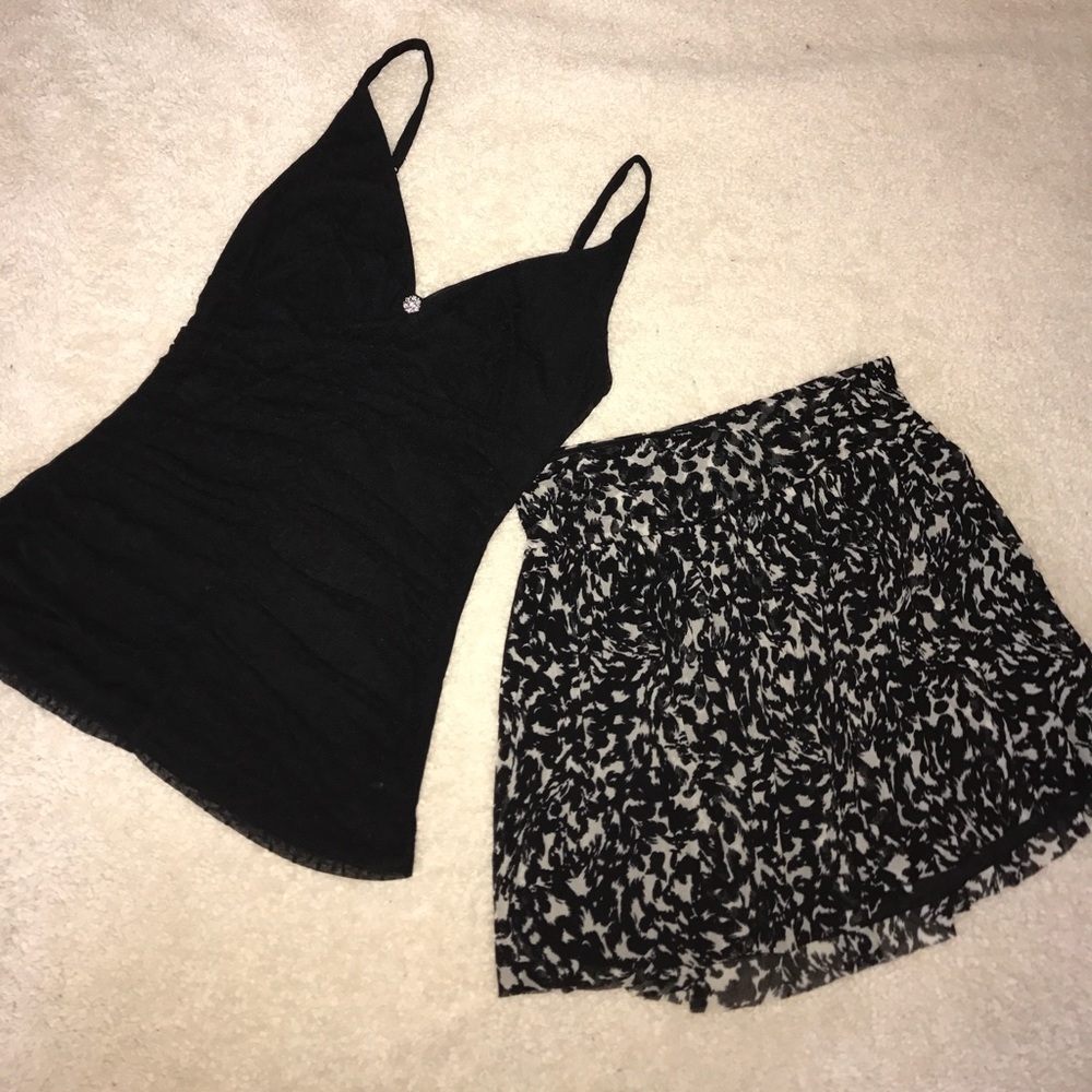 EXPRESS BUNDLE XSMALL skirt & top