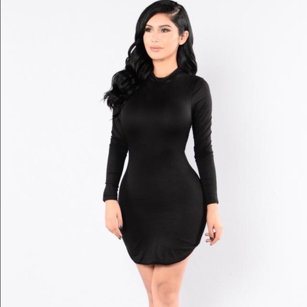 KYLIE JENNER BLACK FASHION NOVA DRESS NWOT