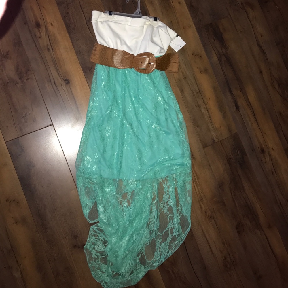 Strapless summer dress
