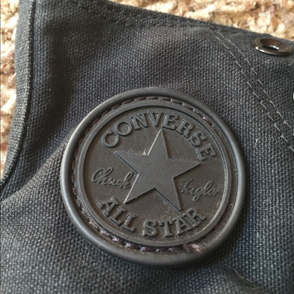 All Black Converse