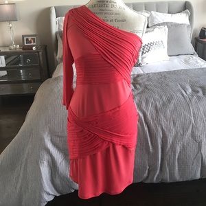 Gianni Bini One Shoulder Cocktail Dress