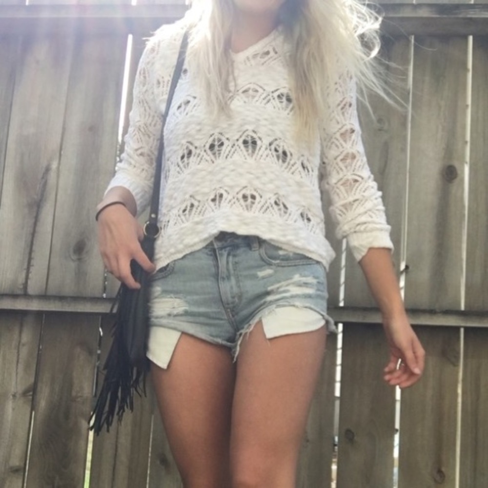 KNIT summer sweater with hood