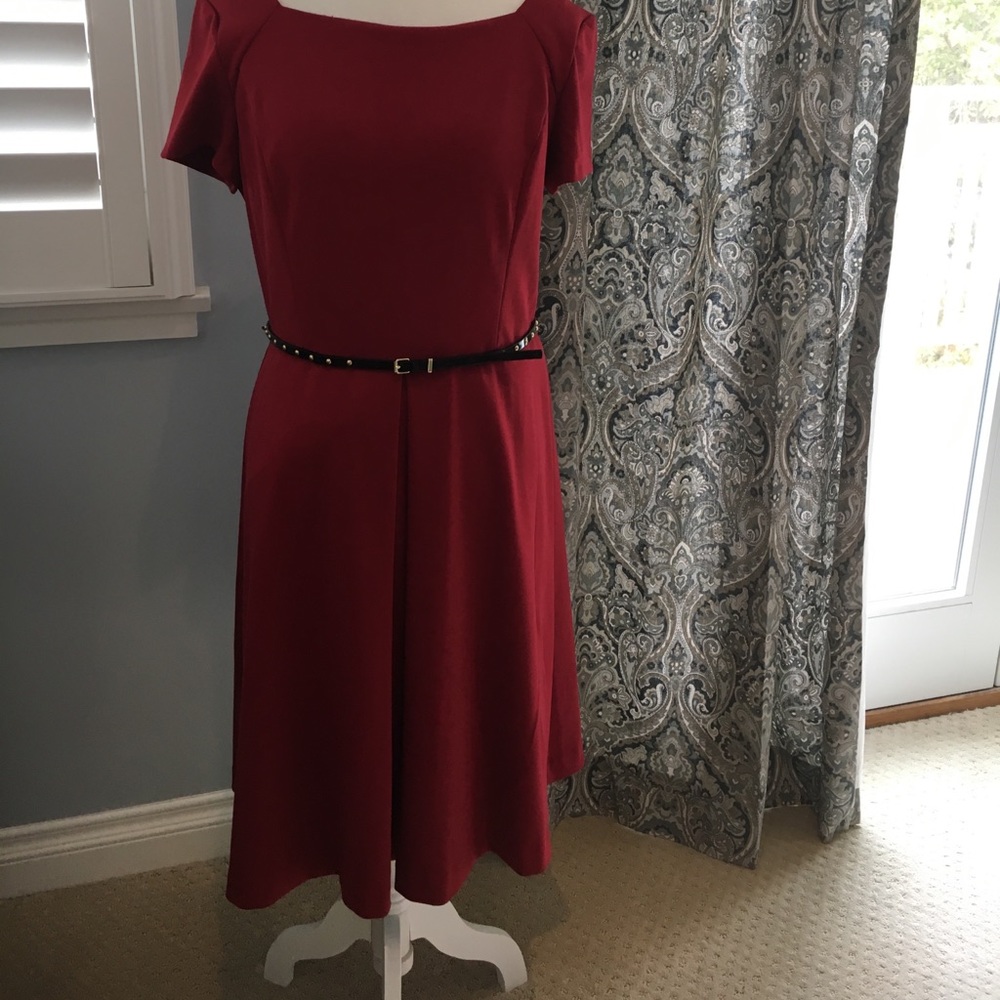 Ellen Tracy fit and flare work dress
