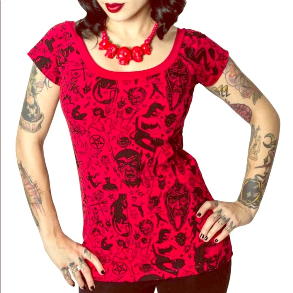 Kreepsville 666 "Devil Made Me Do It" Top