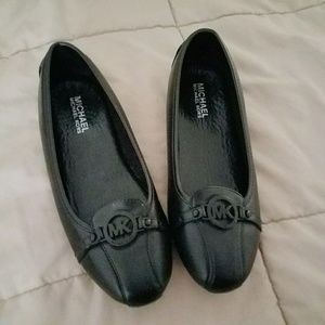 Michael Kors Black Fulton Moc Flats