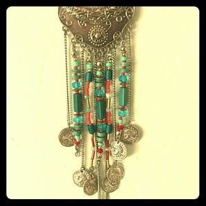 Tribal Print Long Necklaces