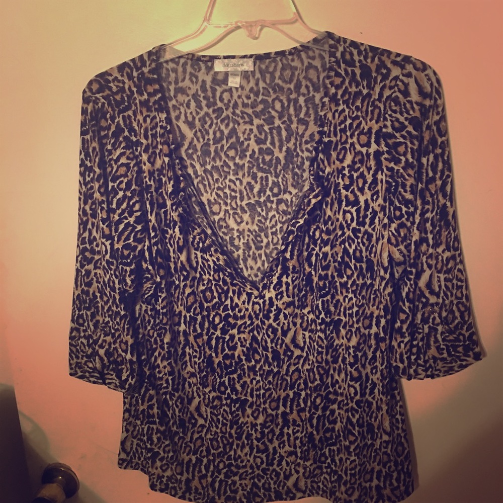Cheetah blouse