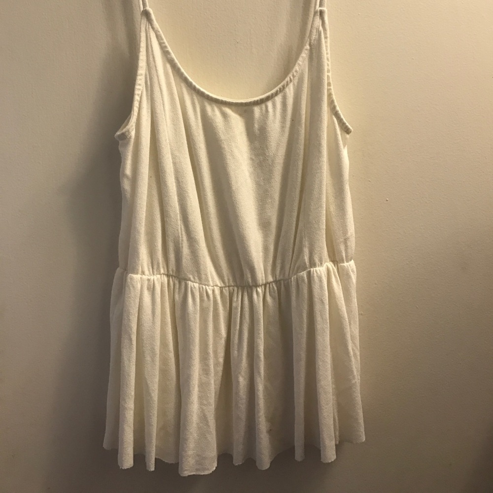 White flowy tank top LA Hearts