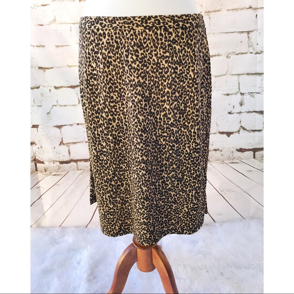 Ann Taylor Cheetah Print Skirt