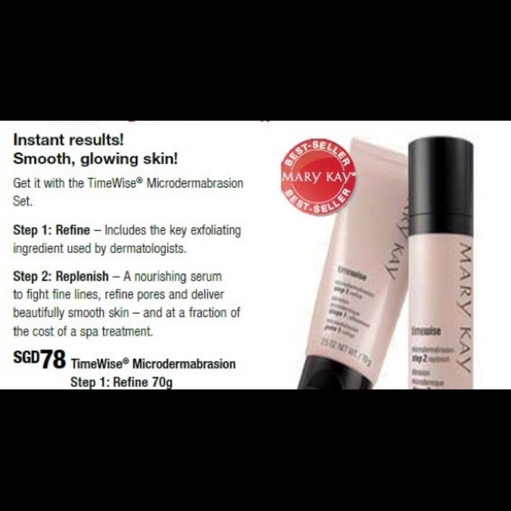 Mary Kay microdermabrasion 2-step product NIB