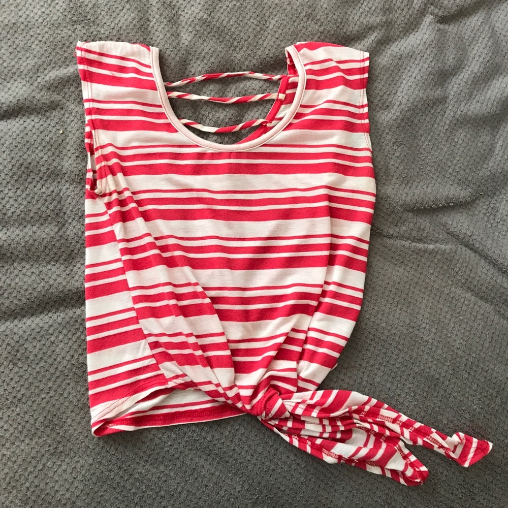 Striped crop top