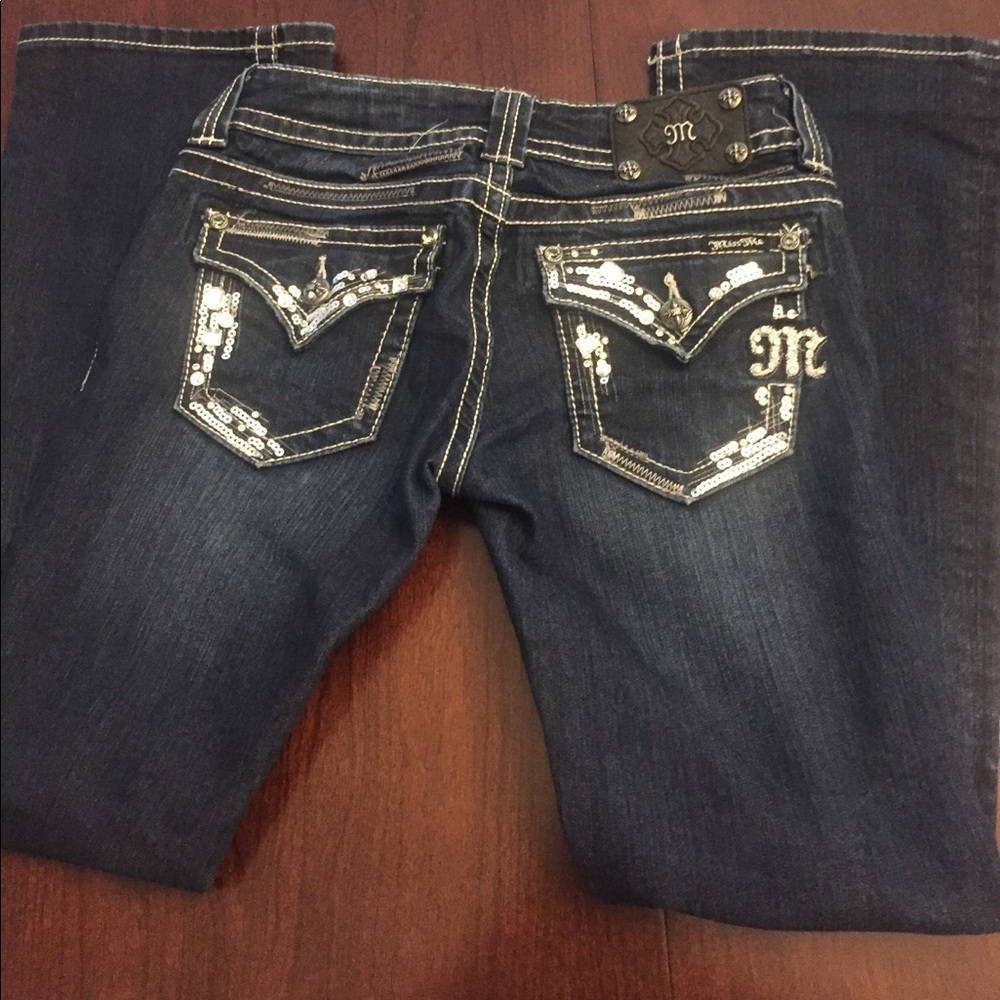 MISS ME BOOTCUT JEANS SIZE 27
