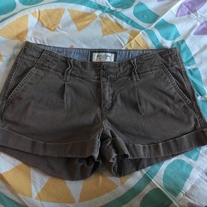 Brown Abercrombie and Fitch Shorts Size 6