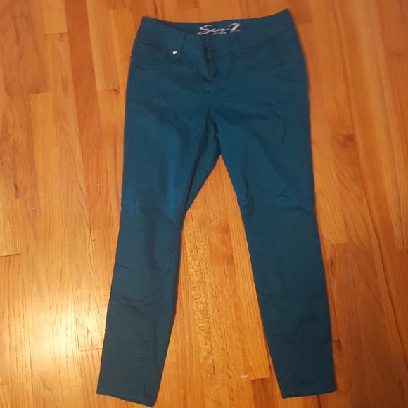 Seven7 Teal leggings - Picture 3 of 4