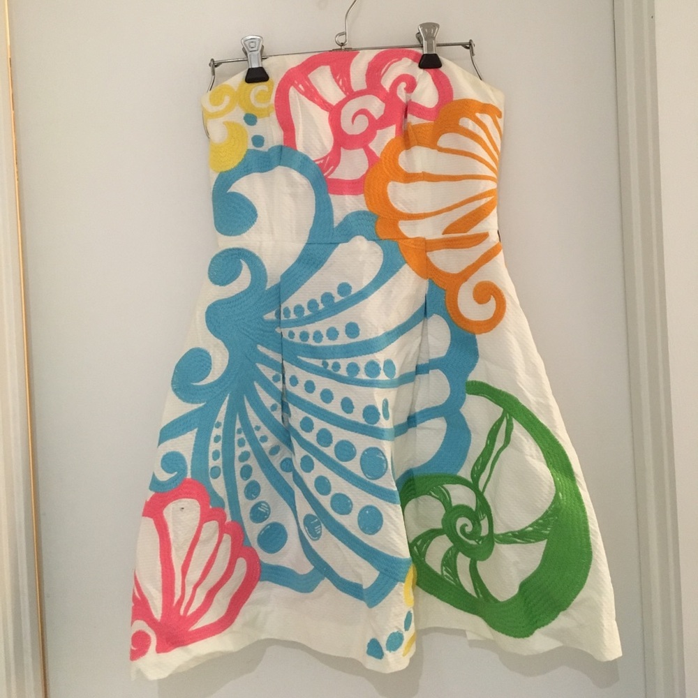 Lilly Pulitzer strapless dress