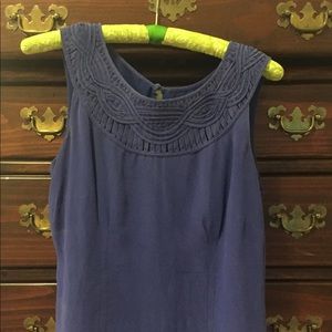 Silk Ann Taylor blouse with collar detail