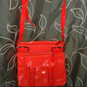 Neon Orange  Shoulder Messanger Bag
