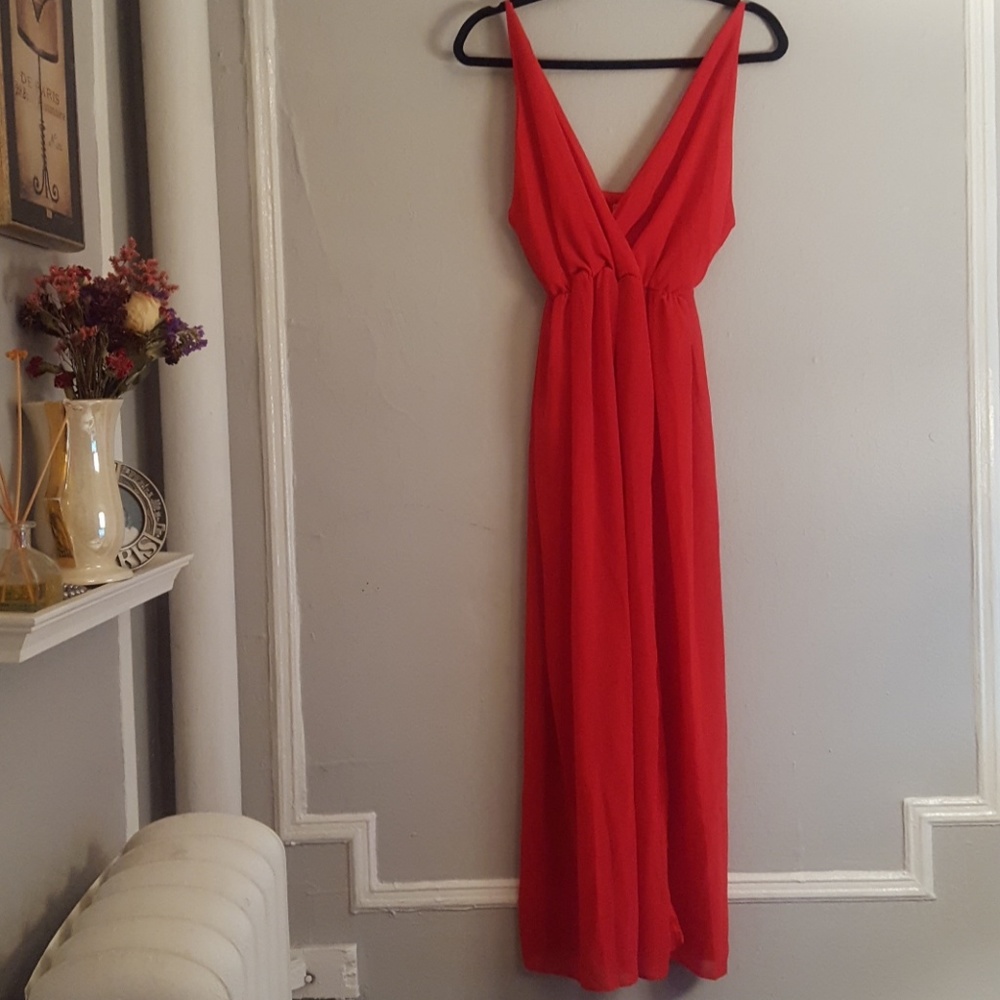 Red dress