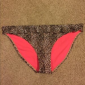 Leopard print bikini bottom