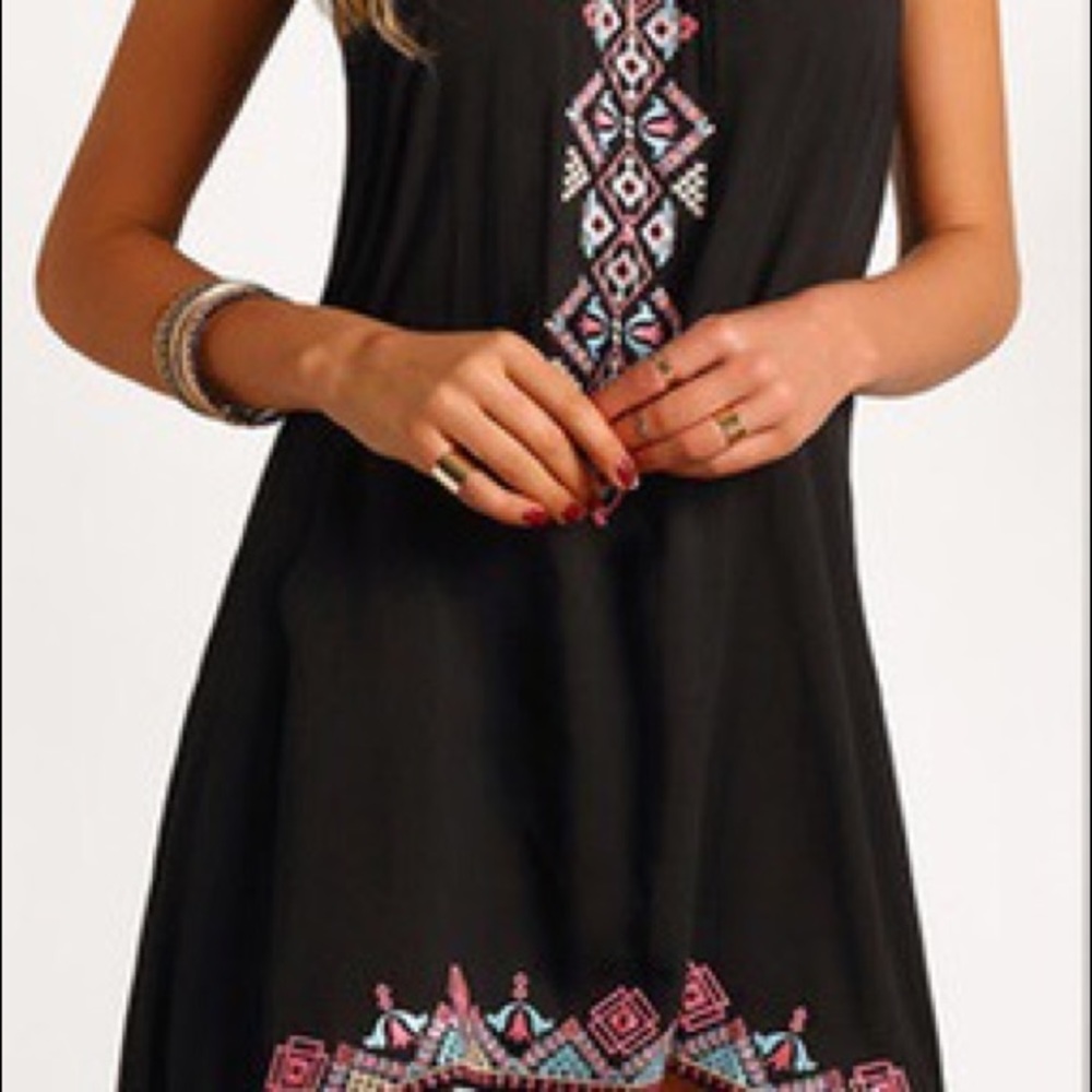 Style Dress Halter Beach Summer Mini Dress Black