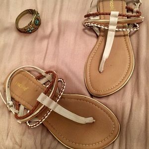 Sandals and Bracelet
