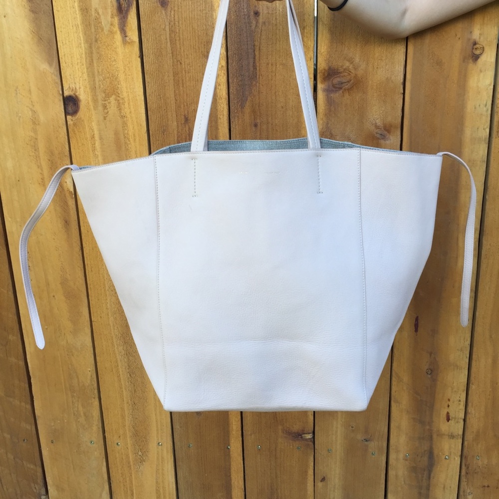 Céline Cabas Phantom tote large, soft pink
