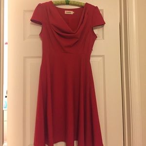 Mod cloth red dress