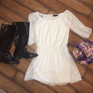 Vintage White Lace Dress