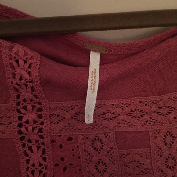 Free People Long Sleeved Crop Top - Picture 2 of 3