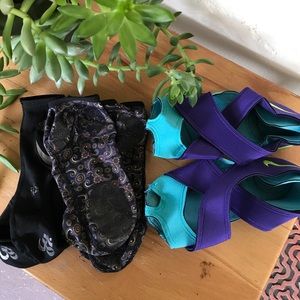 Nike Studio Wrap Yoga Shoes and Extra Yoga Socks