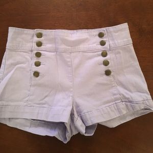 High waisted shorts