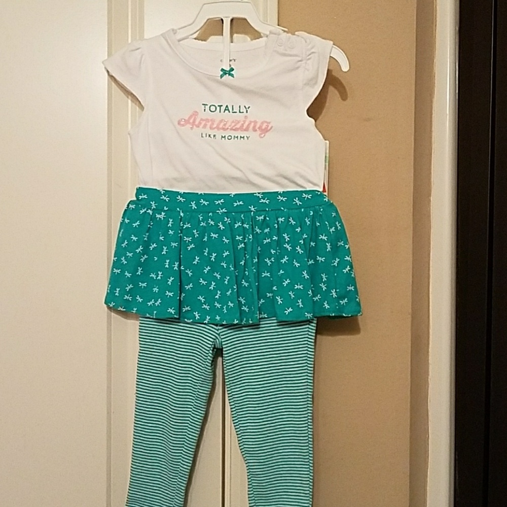🎀Carters 2pc Baby Girl Set