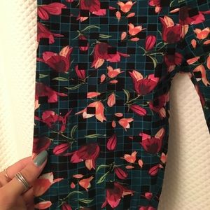 NWOT LuLaRoe Floral Print Leggings