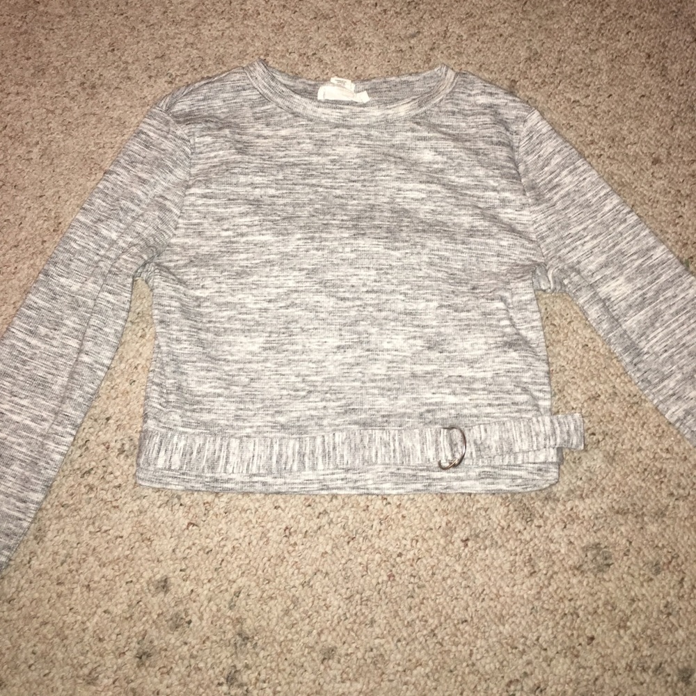 Long sleeve forever 21 crop top
