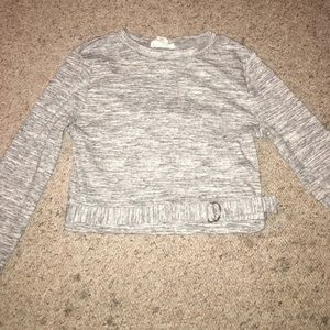 Long sleeve forever 21 crop top