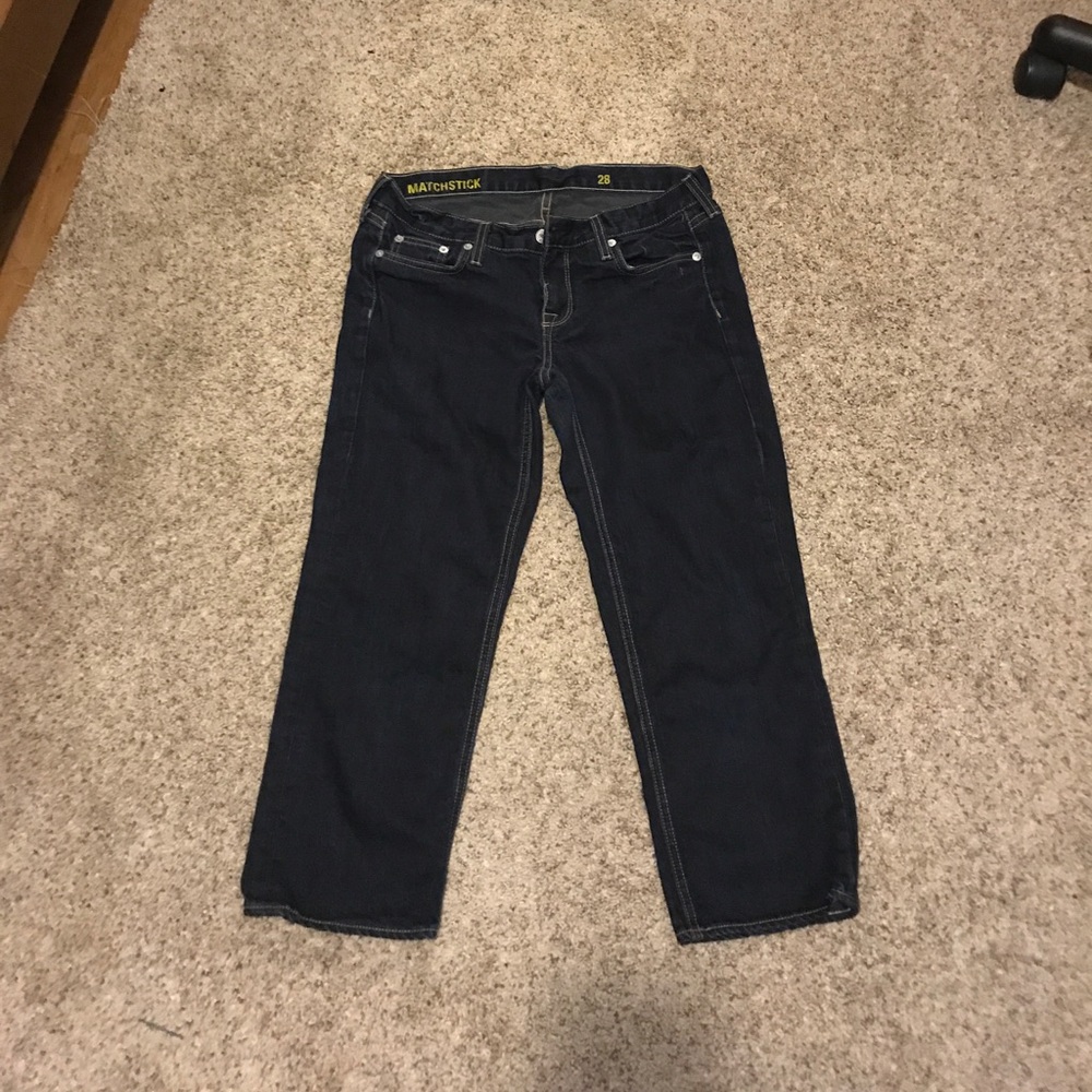 J Crew denim capris