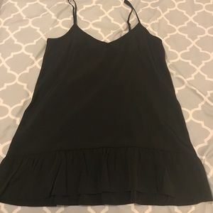 Hollister Black Peplum Tank Top