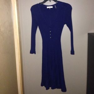 Rebecca Taylor Navy Knit Dress
