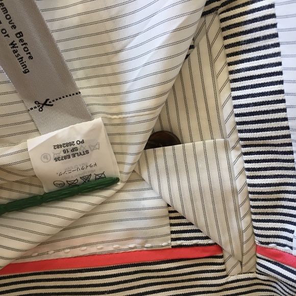 HP🎉NWOT J. Crew Campbell Blazer in Skinny Stripe - Picture 6 of 6