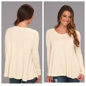 Free People Rockabilly Raglan Shirt (beige)