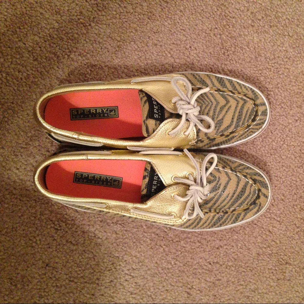 Tiger Print Sperry's