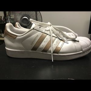 Adidas Gold Superstar Sneakers-women's size 10