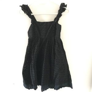 Kimchi Blue Black Eyelet Mini Dress